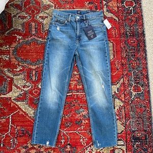 Gap High Rise Distressed Cigarette Jean